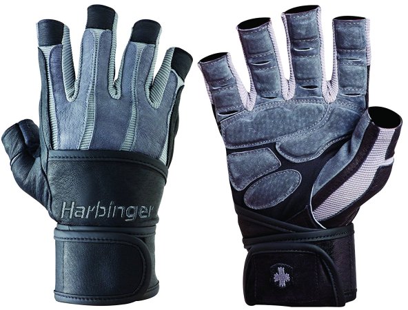 Harbinger Men's BioForm WristWrap Weightlifting Glove